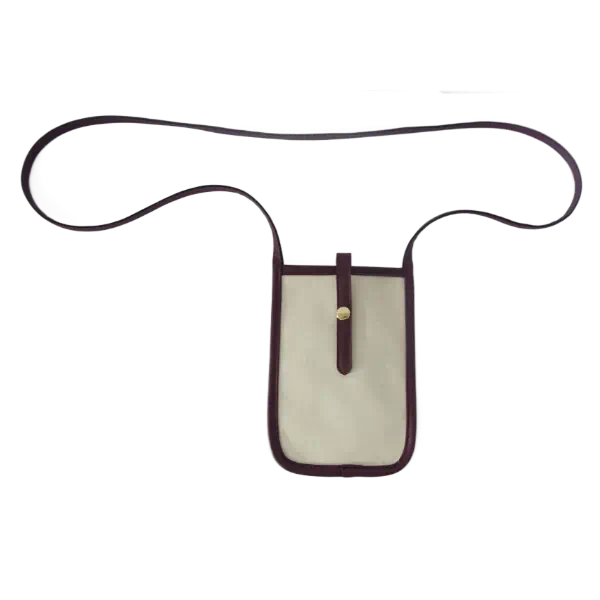 Kleine Handy-Umhängetasche aus Segeltuch